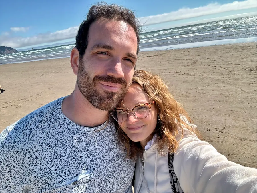 Sur la côte de l'Oregon.